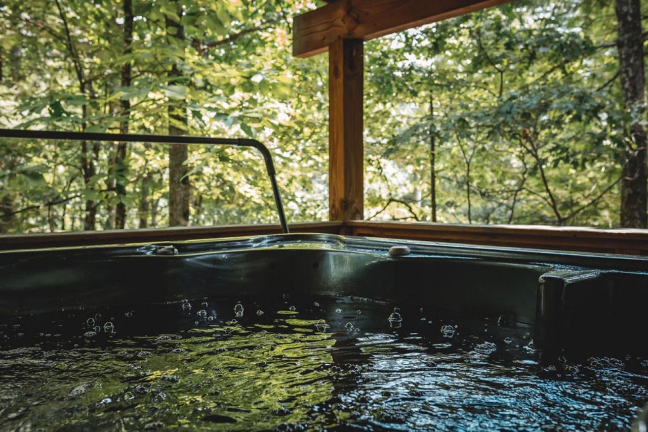 Deer Run Cabin At 36 North - Hot Tub Purlear Zewnętrze zdjęcie